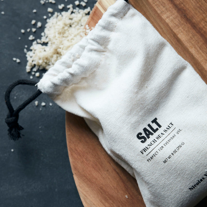 Mediterranean Sea Salt, 250g Bag of Salt by Nicolas Vahe