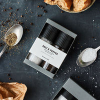 Salt & Organic Pepper Grinder Gift Box Set by Nicolas Vahe