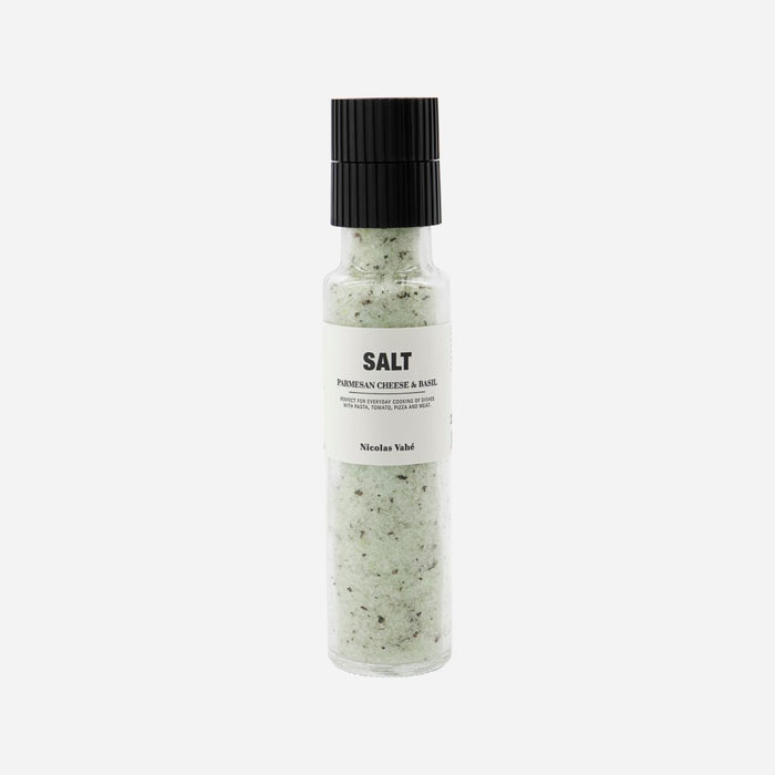 Parmesan and Basil Sea Salt Grinder by Nicolas Vahe