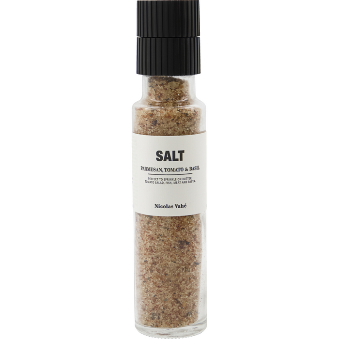 Salt, Parmesan, Tomato & Basil Grinder by Nicolas Vahe