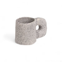 Newlithic mug by Seletti, stone-inspired porcelain with chunky handle
