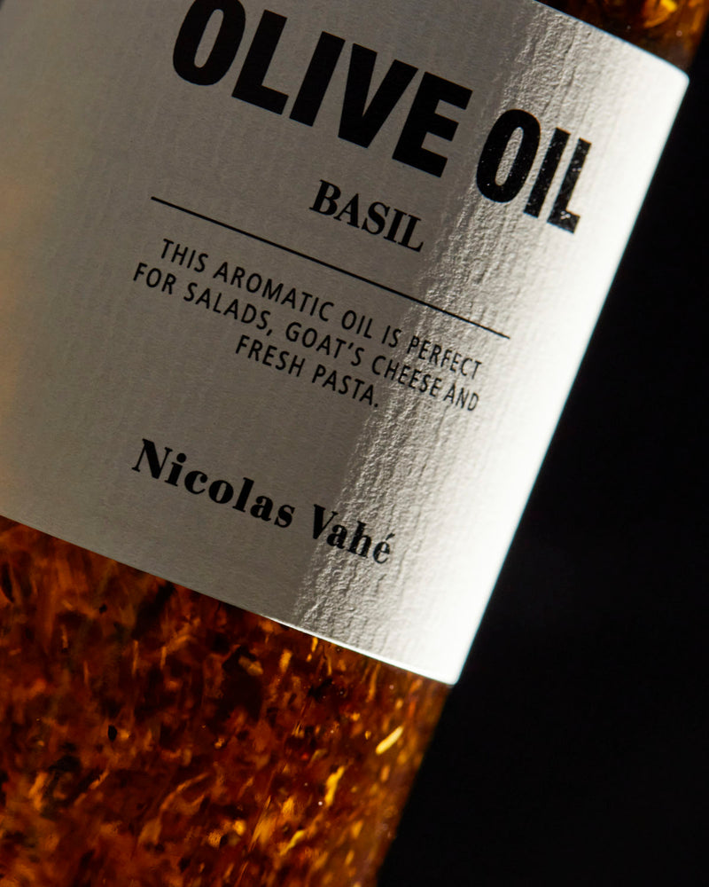 Basil Infused Olive Oil - Nicolas Vahé Gourmet Flavour Enhancer (250ml)