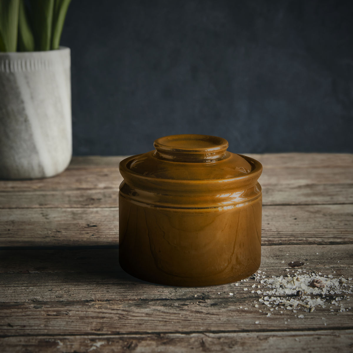 Salt Jar, Mocha Brown, Barn by Nicolas Vahe