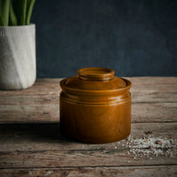 Salt Jar, Mocha Brown, Barn by Nicolas Vahe