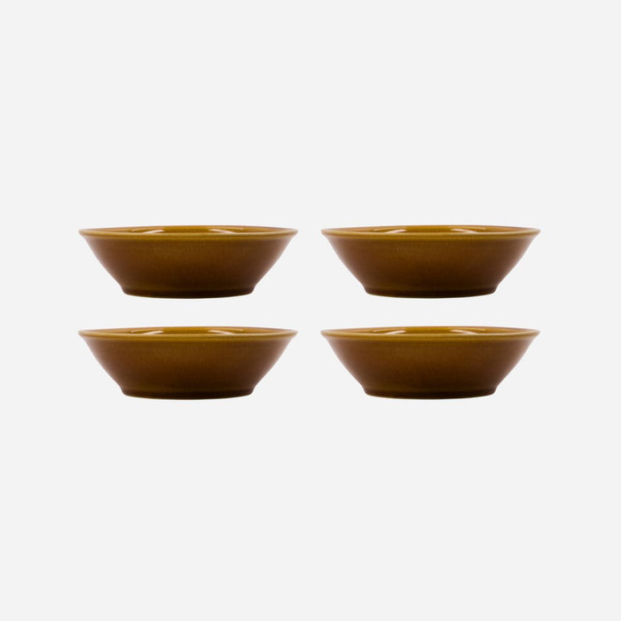 Set of 4 Bowls, Mocha Brown by Nicolas Vahe