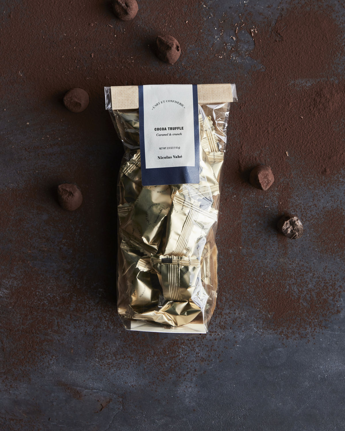 Cocoa Truffle with Caramel and Crunch by Nicolas Vahe