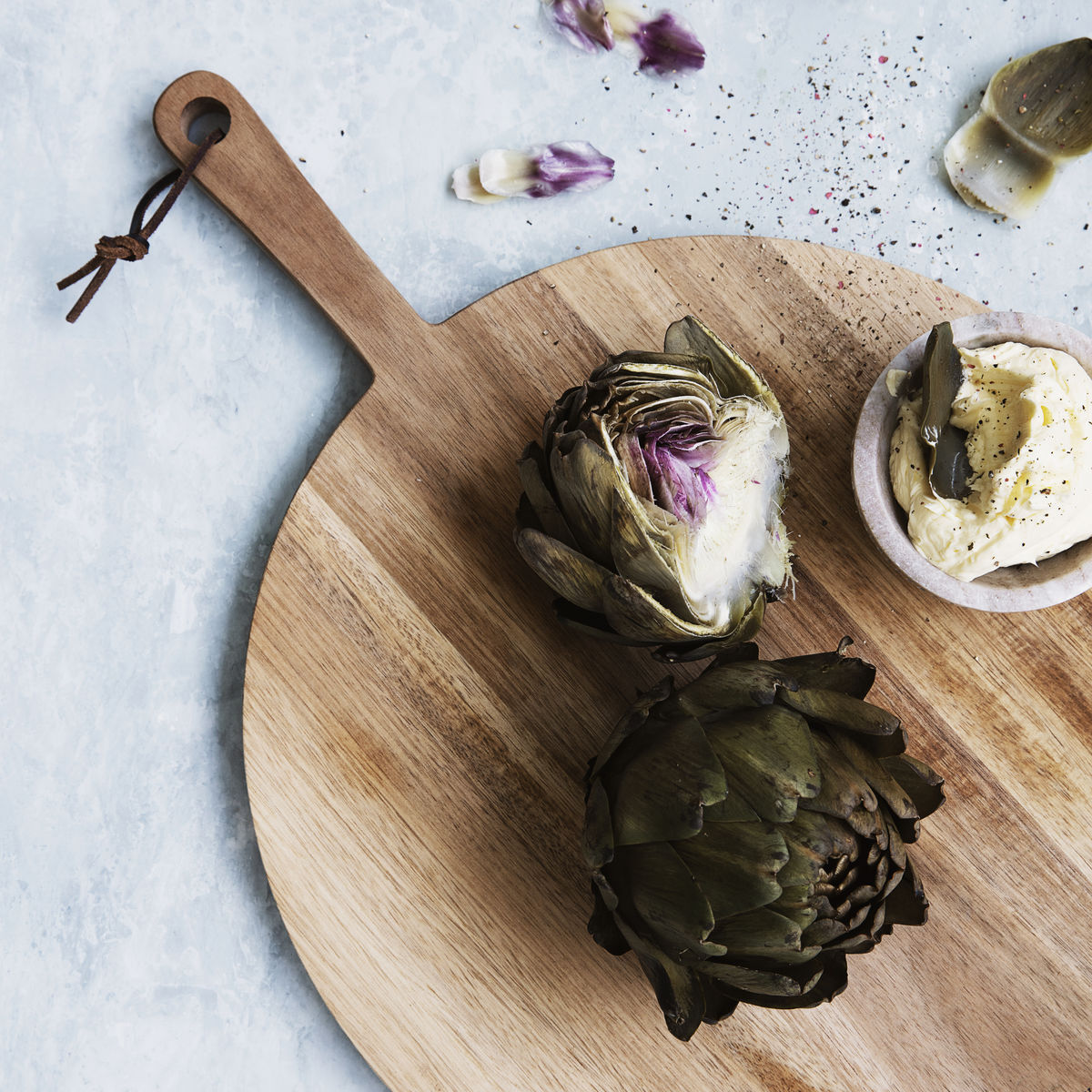 Pizza Board, Round Serving Board, Pizza by Nicolas Vahe