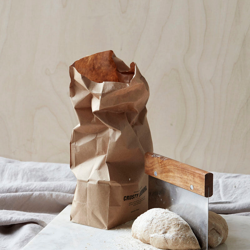 Dough Cutter, Worktop Scraper, Wood and Steel, Nature by Nicolas Vahe