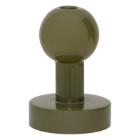 olive green recycled glass candle holder pallo a by urban nature culture amsterdam