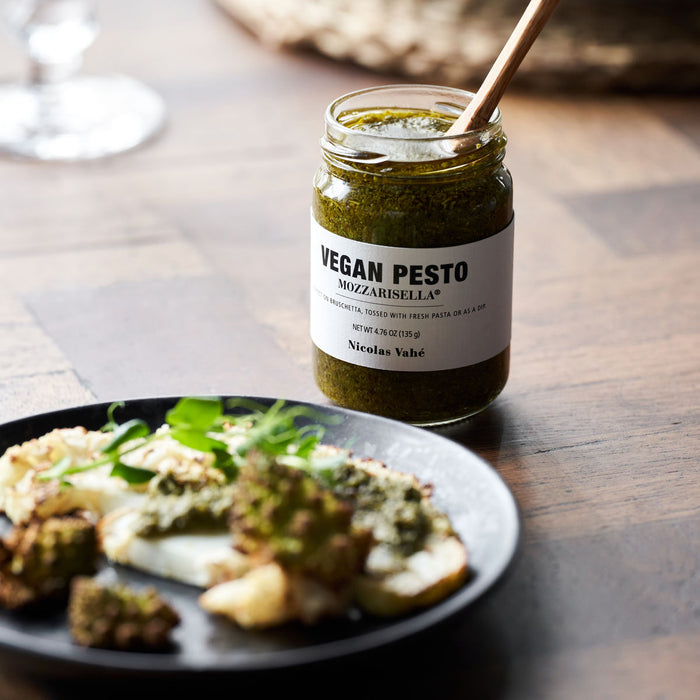 Vegan Pesto with Mozzarisella by Nicolas Vahe