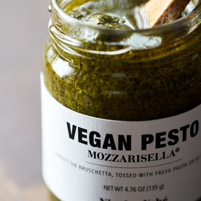 Vegan Pesto with Mozzarisella by Nicolas Vahe