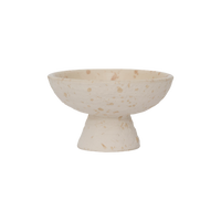 Beige ceramic bowl from UNC Amsterdam on a white background