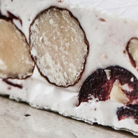 Soft Nougat with Almonds and Cranberries