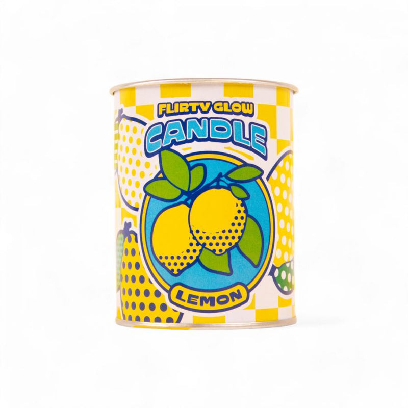 Flirty Glow Lemon Scented Candle in a Can by Seletti