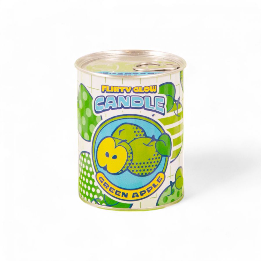 Flirty Glow Green Apple Scented Candle in a Can by Seletti