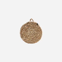 Seagrass Round Trivet, Set of 2, Acain, Nature by Nicolas Vahe