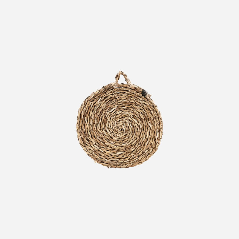 Seagrass Round Trivet, Set of 2, Acain, Nature by Nicolas Vahe