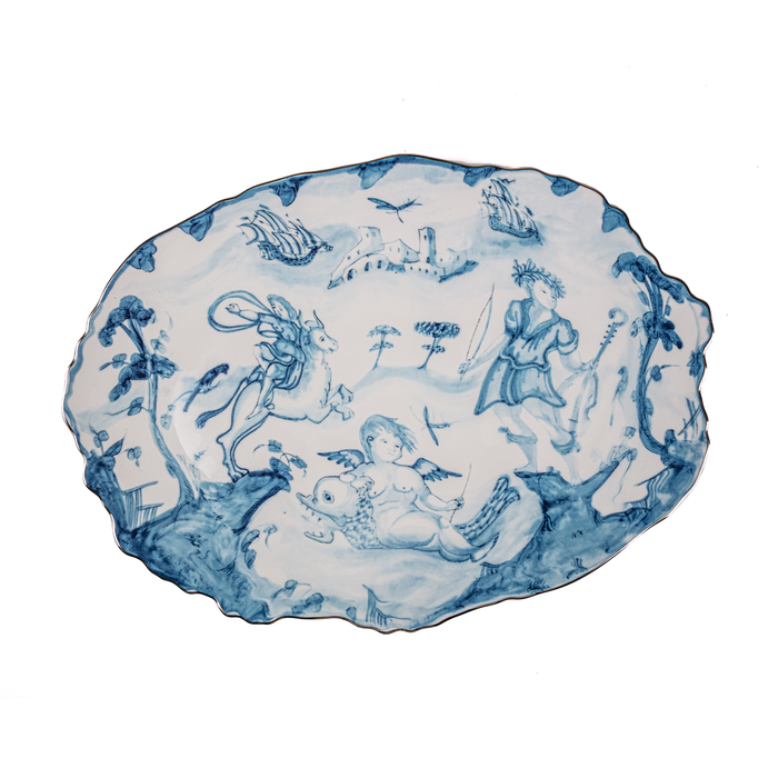 Serving Platter by Seletti Classics on Acid – Statement Porcelain Serving Dish