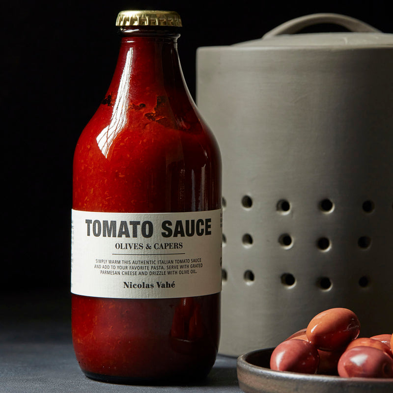 Tomato Sauce with Olives and Capers by Nicolas Vahe