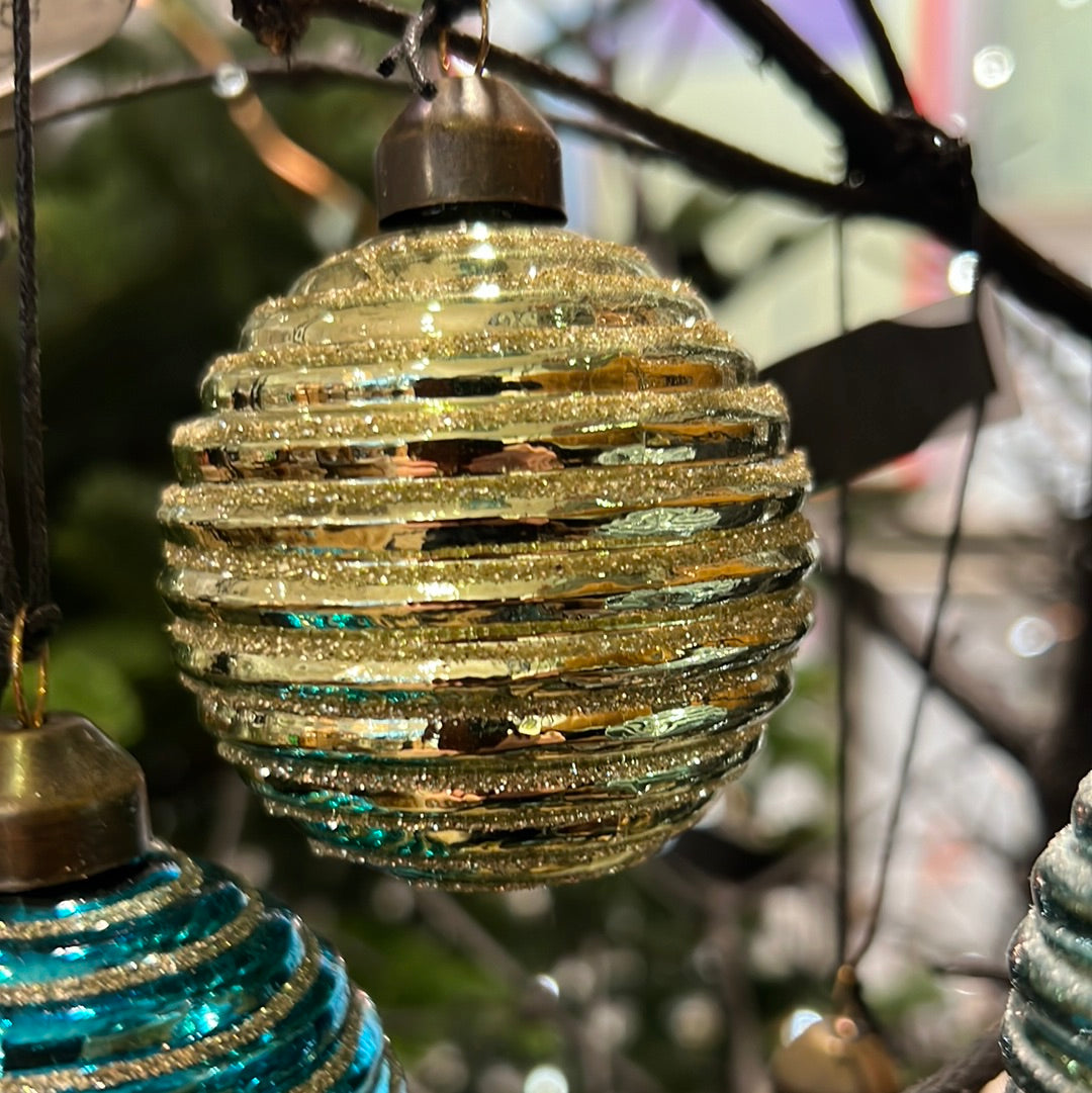 Metallic Sparkling Christmas Bauble