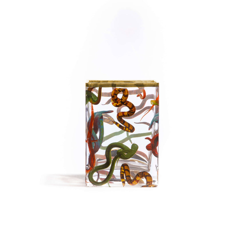 Seletti x TOILETPAPER Square Glass Vase â€“ Medium & Large