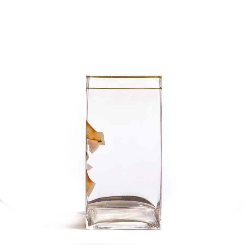 Seletti x TOILETPAPER Square Glass Vase â€“ Medium & Large