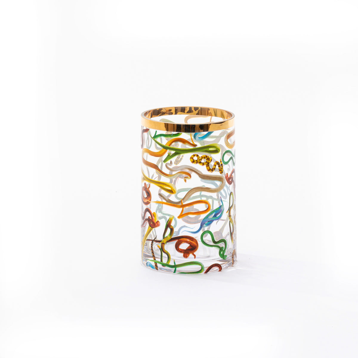 Seletti x TOILETPAPER Cylindrical Glass Vase â€“ Small, Medium & Large