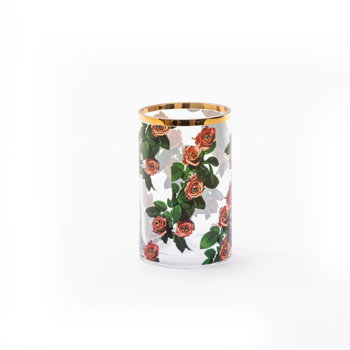 Seletti x TOILETPAPER Cylindrical Glass Vase â€“ Small, Medium & Large