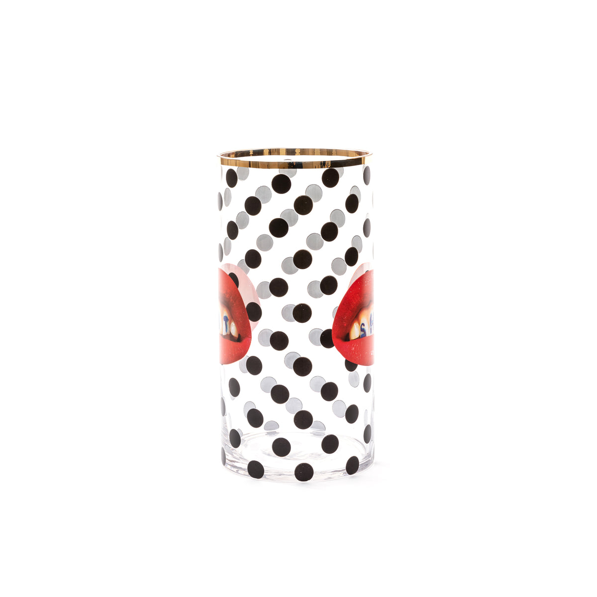 Seletti x TOILETPAPER Cylindrical Glass Vase â€“ Small, Medium & Large