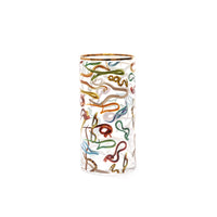 Seletti x TOILETPAPER Cylindrical Glass Vase â€“ Small, Medium & Large