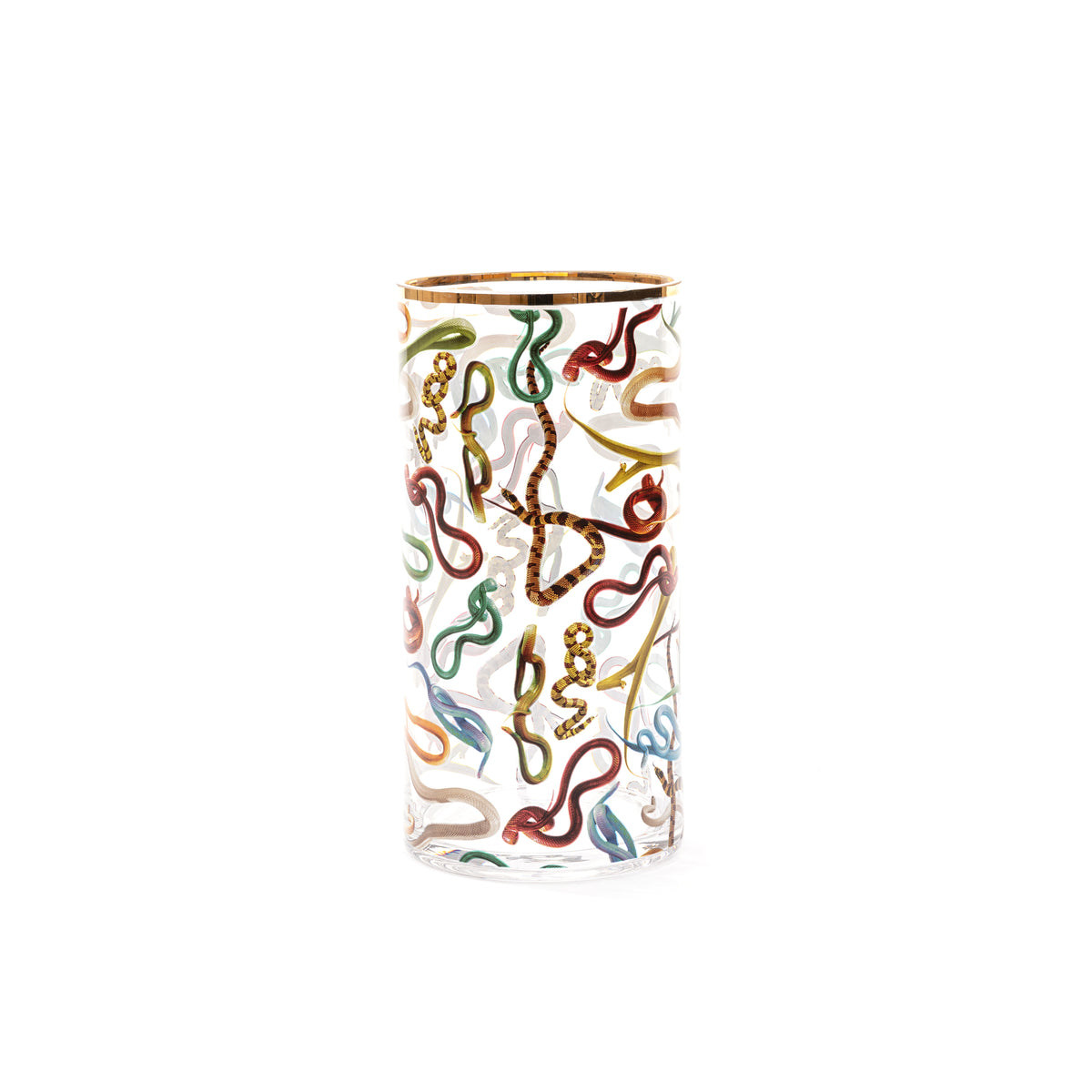 Seletti x TOILETPAPER Cylindrical Glass Vase â€“ Small, Medium & Large