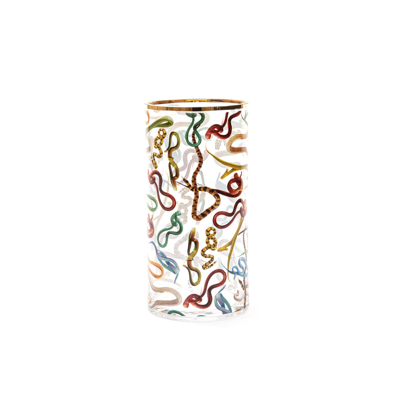 Seletti x TOILETPAPER Cylindrical Glass Vase â€“ Small, Medium & Large