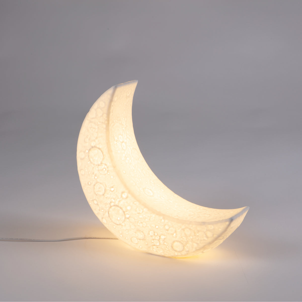 Seletti My Tiny Moon Lamp – Unique Table Lamp with Replaceable LED Bulb