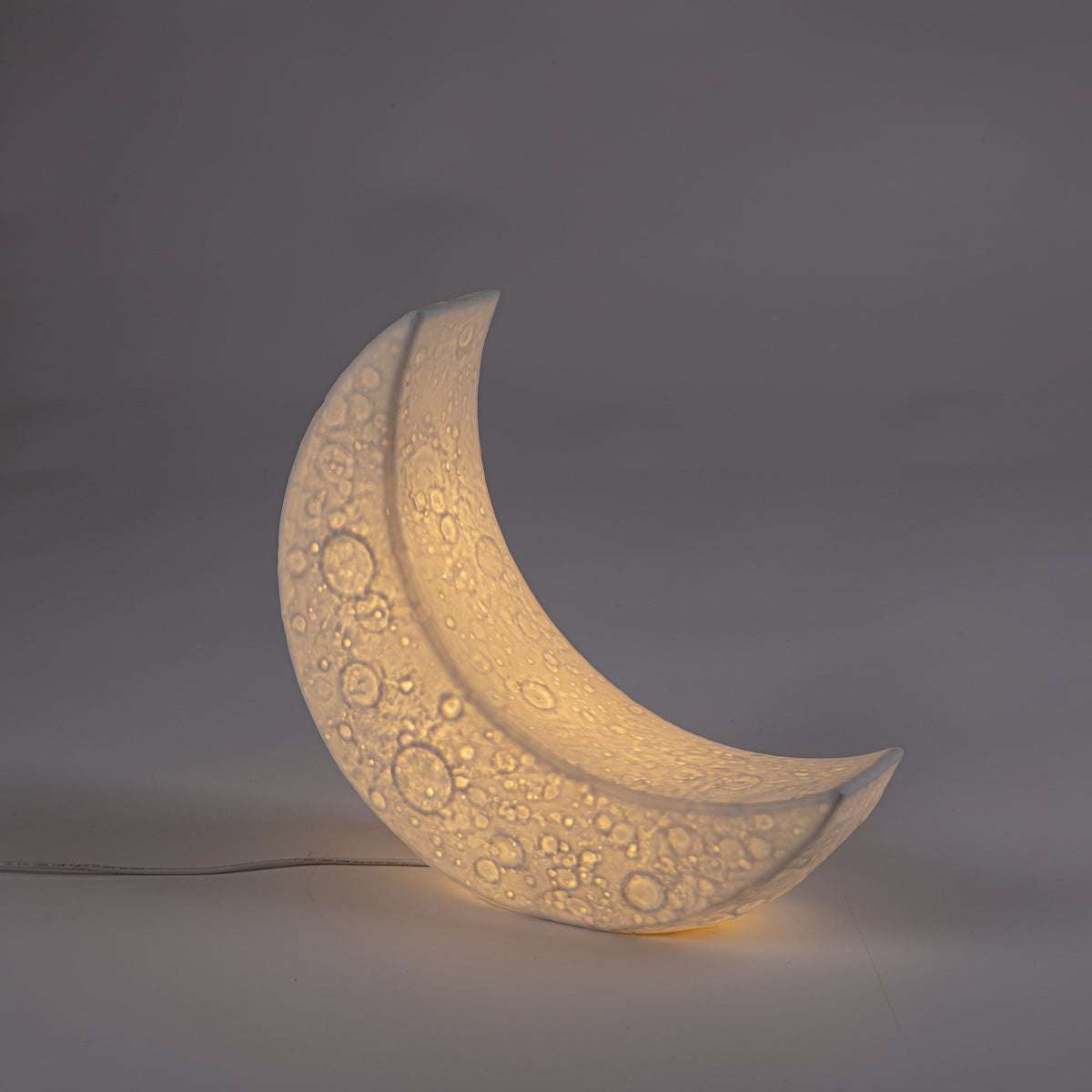 Seletti My Tiny Moon Lamp - Unique Table Lamp with Replaceable LED Bulb