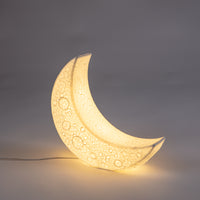 Seletti My Tiny Moon Lamp – Unique Table Lamp with Replaceable LED Bulb