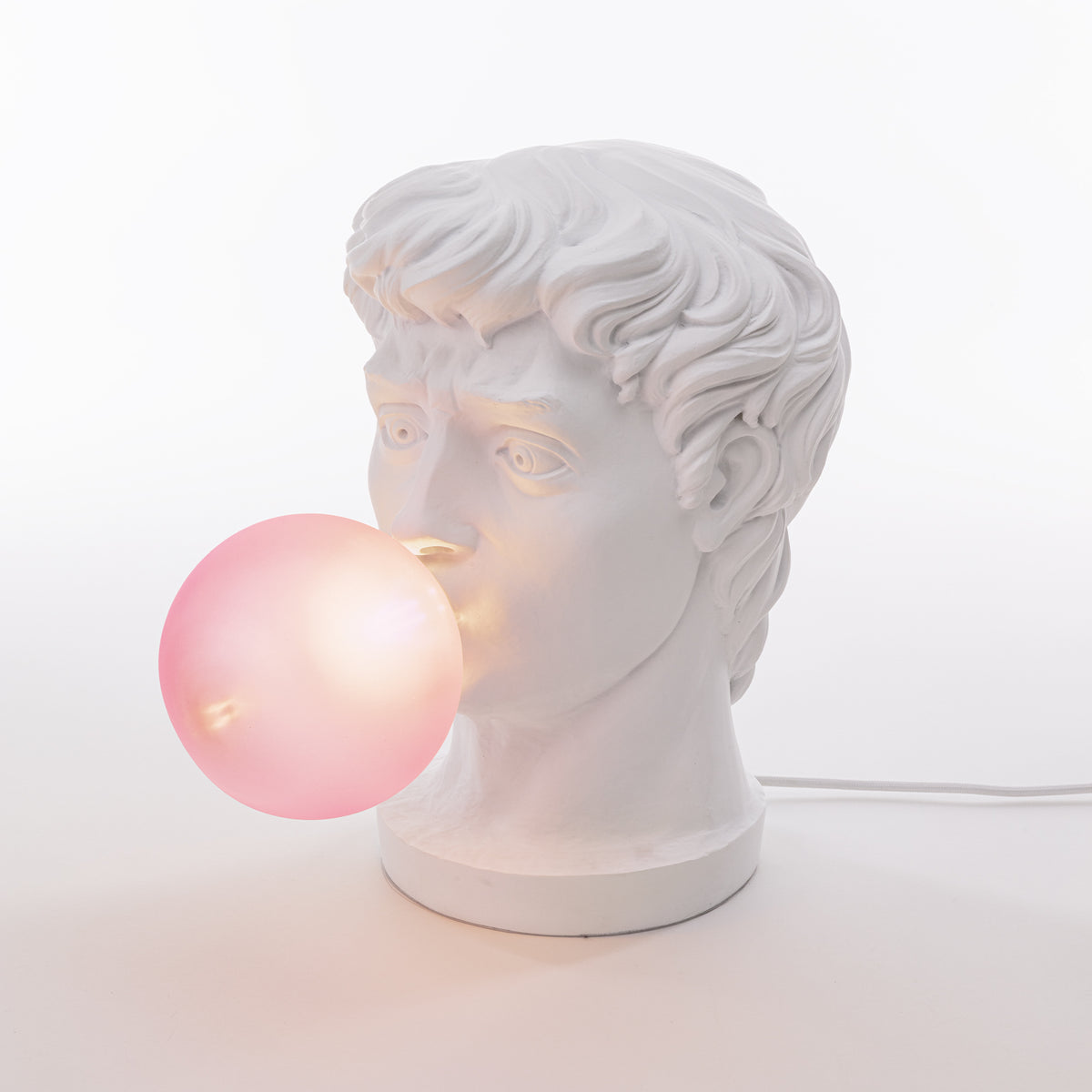 Seletti Wonder Lamp - Classical Warrior with Bubble Gum Table Lamp