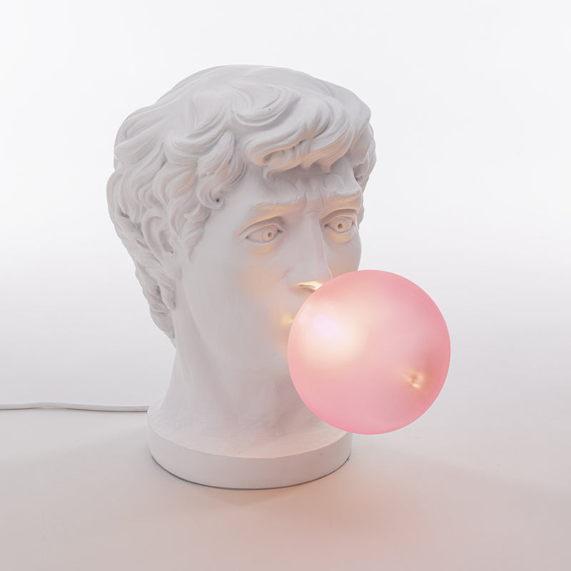 Seletti Wonder Lamp - Classical Warrior with Bubble Gum Table Lamp