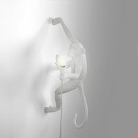 Seletti White Monkey Lamp, right-hand hanging version, view 2