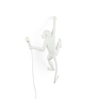 Seletti White Monkey Lamp, right-hand hanging version, view 3