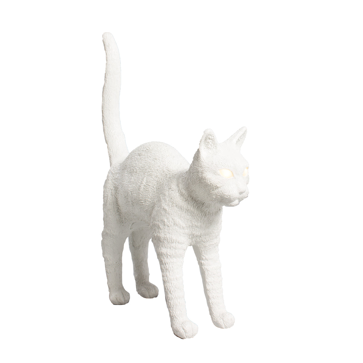 Jobby The Cat Lamp - Wireless White LED Cat Lamp by Seletti