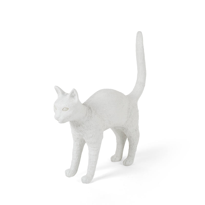 Jobby The Cat Lamp â€“ Wireless White LED Cat Lamp by Seletti