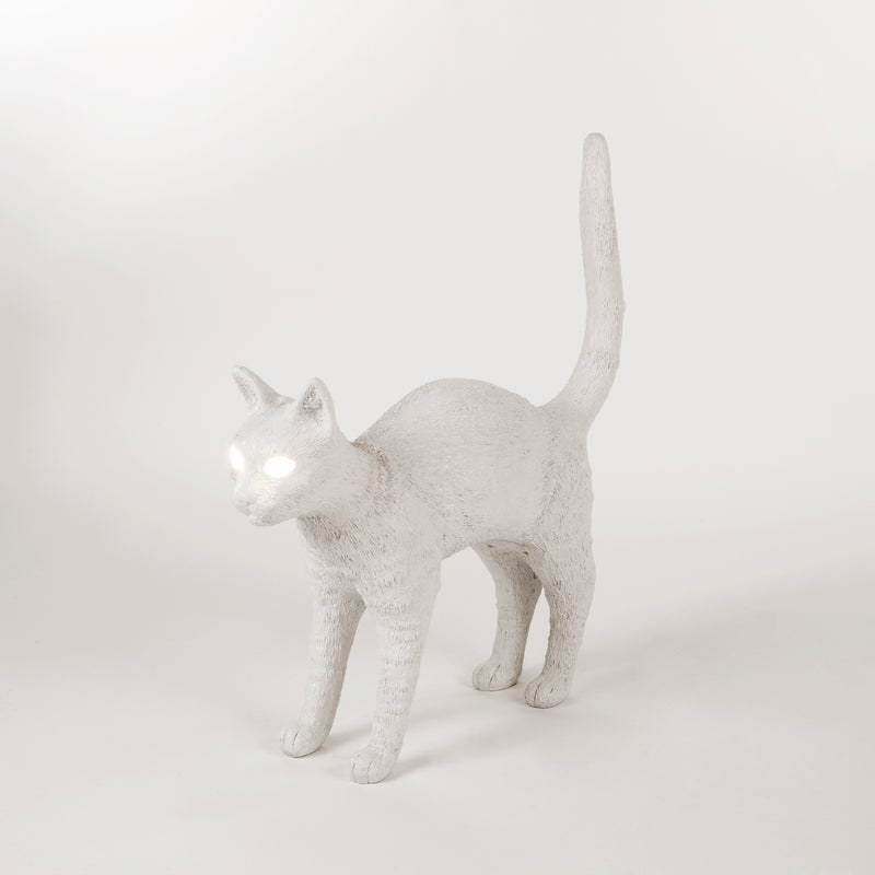 Jobby The Cat Lamp â€“ Wireless White LED Cat Lamp by Seletti