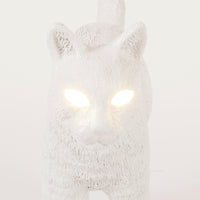 Jobby The Cat Lamp - Wireless White LED Cat Lamp by Seletti