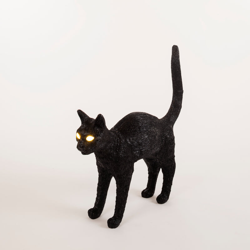 Jobby The Cat Lamp – Wireless Black LED Cat Lamp by Seletti