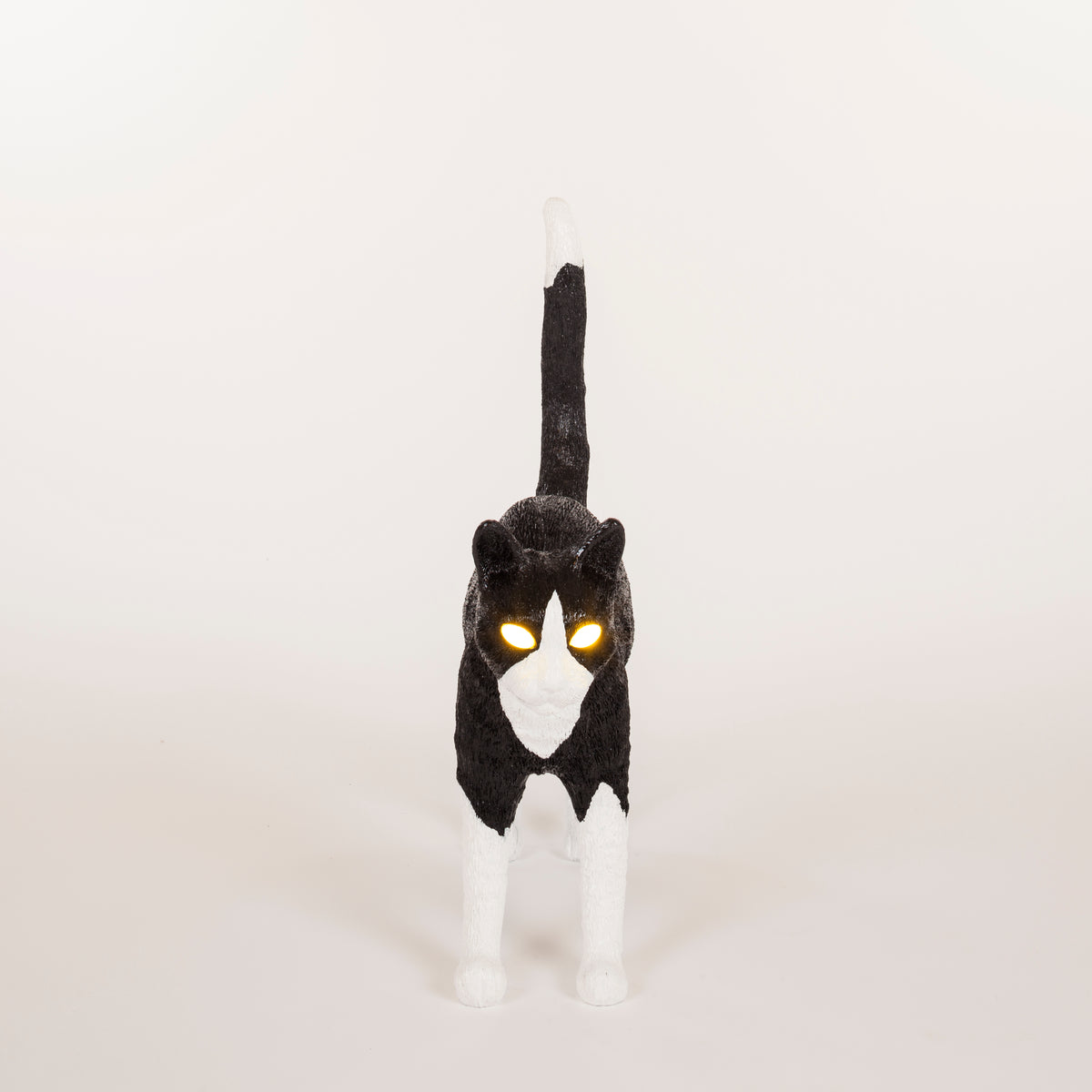 Jobby The Cat Lamp - Wireless Black & White LED Cat Lamp by Seletti