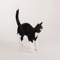 Jobby The Cat Lamp – Wireless Black & White LED Cat Lamp by Seletti