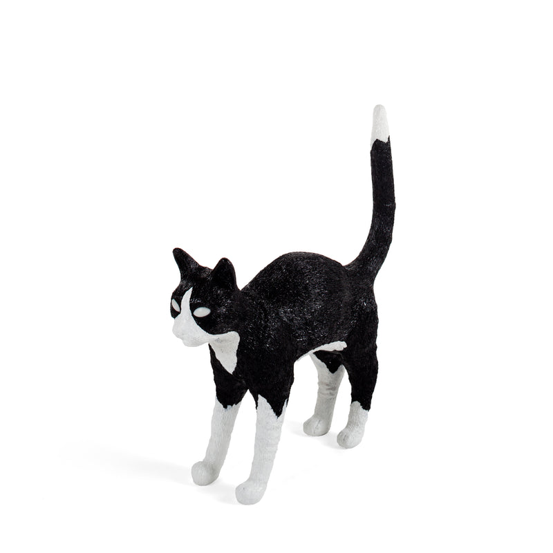 Jobby The Cat Lamp - Wireless Black & White LED Cat Lamp by Seletti