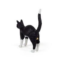 Jobby The Cat Lamp - Wireless Black & White LED Cat Lamp by Seletti