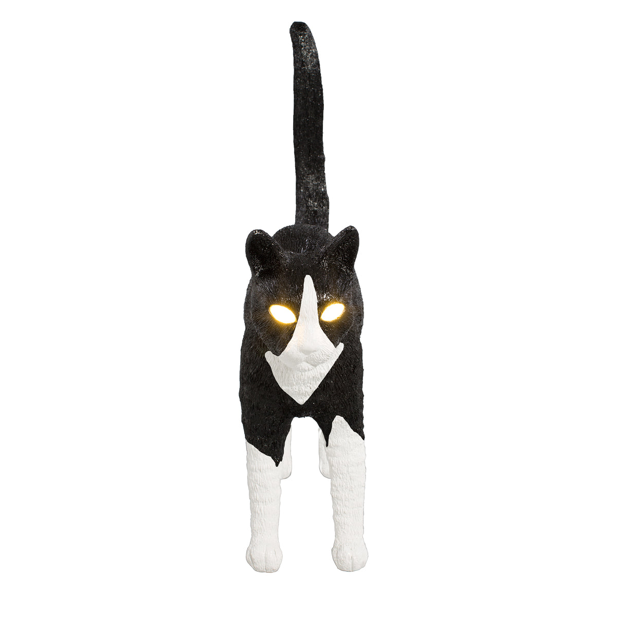 Jobby The Cat Lamp – Wireless Black & White LED Cat Lamp by Seletti