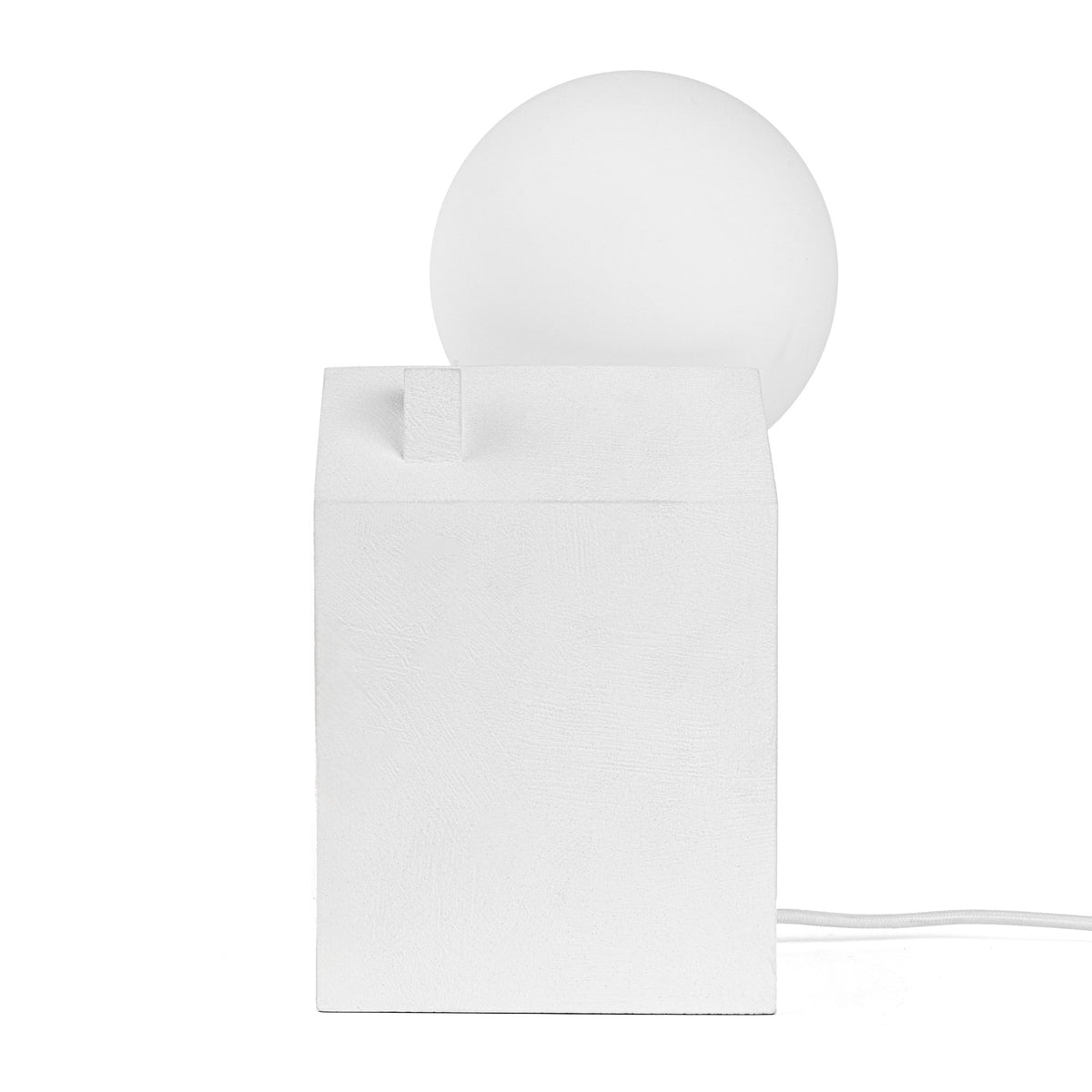 Seletti Dreamlike Table Lamp - Rising Sun Behind a House | Dimmable Concrete & Glass Lamp